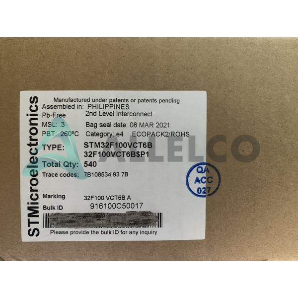 STM32F100VCT6B Image