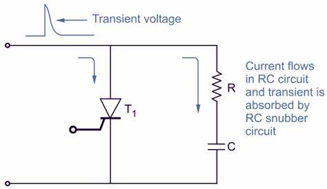 RC Snubber Circuit for Transient Voltage Suppression