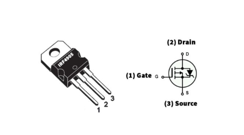 IRF4905 Pinout