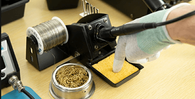 Cleaning and Tinning the Soldering Iron Tip
