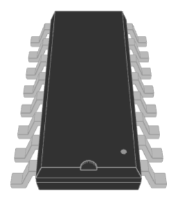 ADM202JRN 3D Model