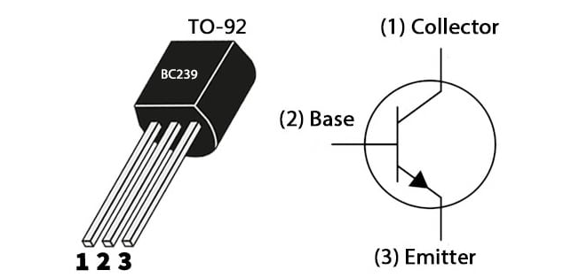 BC239 Transistor Pinout
