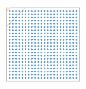 EP3C55F484C8N Footprint