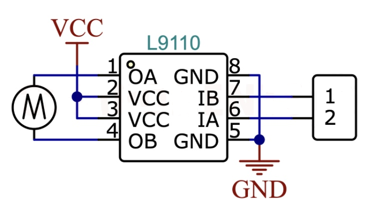 L9110 Circuit Diagram