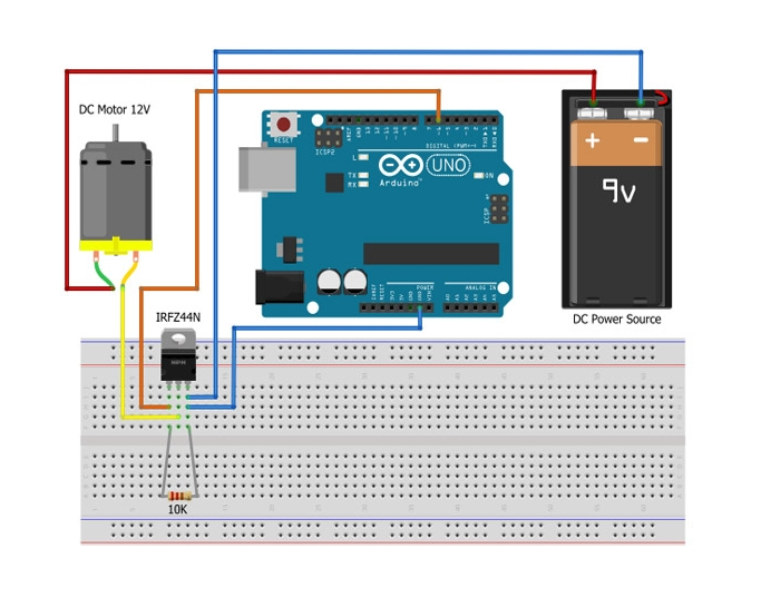 IRFZ44N with 5V gate (Arduino)