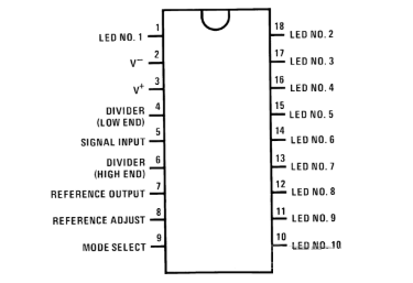 LM3914 18-Pin PDIP