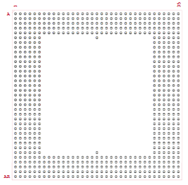 EP20K400EBC652-2 Footprint