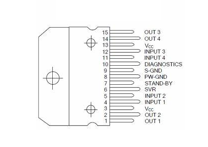 TDA7377 Pinout